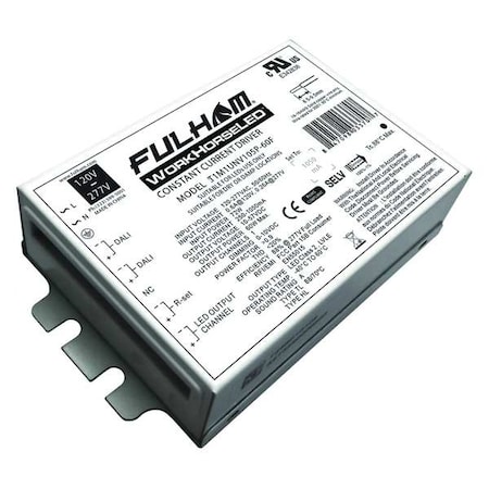 Fulham CC LED PD, 60W, Univ, 250-1050mA, 0-10V T1M1UNV105P-60F