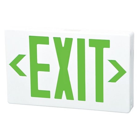 Fulham LED Emrgncy Exit Sign White Green FHEX21WGAC