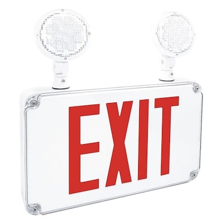 Fulham LED Emergency Combo Unit, Slim Wet, Red FHEC34RRC