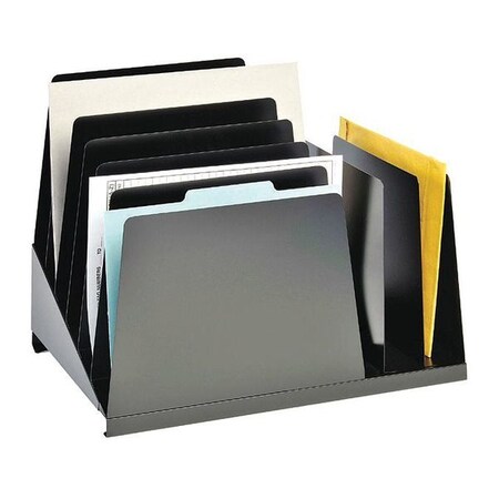 Mmf Industries Combo Organizer, Slanted, Steel, Black 2648S2VBK