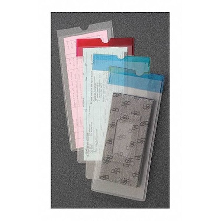 Mmf Industries Passbook Jackets, Vinyl, Clear, PK100 205054920