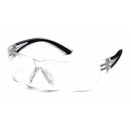 Pyramex Cortez(R), Safety Glasses, Anti-Scratch, Clear Lens, Frameless SB3610S