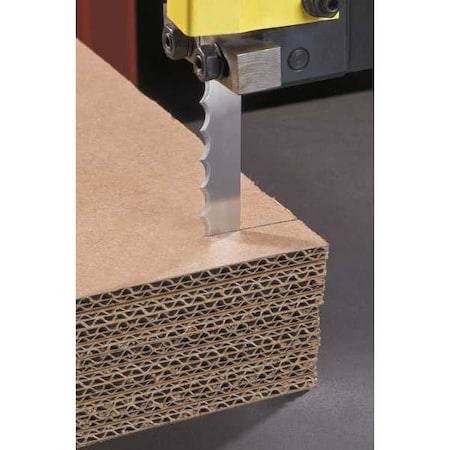 Starrett Band Saw Blade, 12 ft. 9" L, 1" W, Carbon Steel, 0.035" Thick 93912-12-09