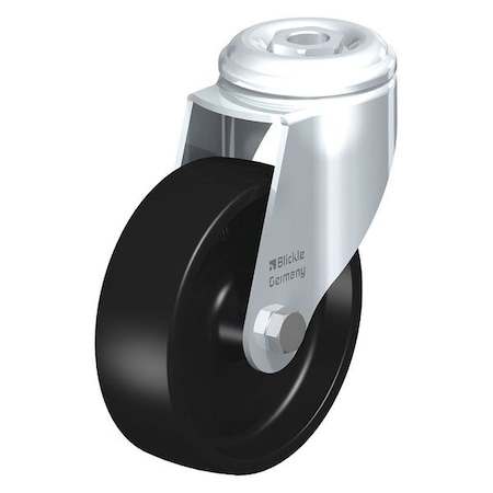 Blickle Kingpin Swivel Caster, Bk Nyln, 4", 265 lb. LKRA-POA 100G