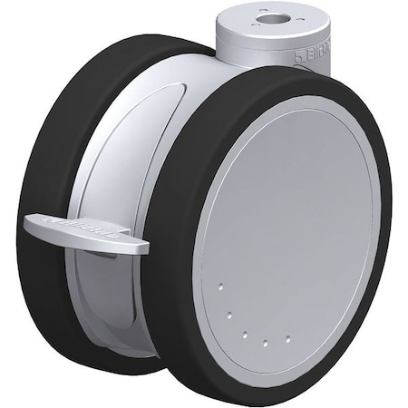 Blickle Kingpin Swivel Caster, PU, 6", Brake LKDG-PATH 150K-FI