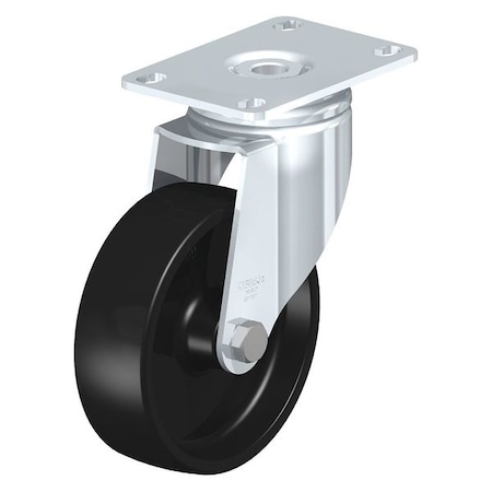 Blickle Swivel Plate Cstr, Bk Nyln, 3-1/8", 265 lb. LKPA-POA 80G-12