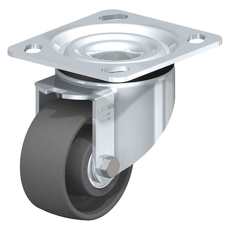 Blickle Swivel Plate Cstr, Gy Nyln, 3-1/8", 350 lb. LK-POG 82K-14