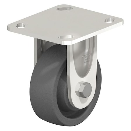 Blickle Rigid Plate Caster, Gray Nylon, 4", 770 lb. BKSX-SPOG 100XK-14
