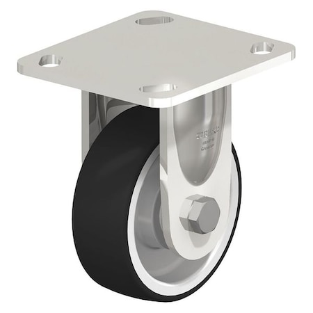 Blickle Rigid Plate Caster, PU, 5", 770 lb. BKSX-POTH 125KAD-14