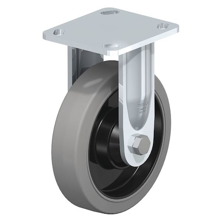 Blickle Rigid Plt Cstr, Solid Rbr, 6-5/16", 880 lb. BEHS-POEV 160KA-14-SG