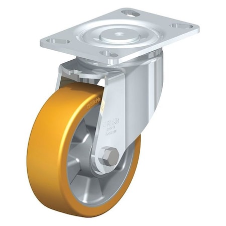 Blickle Swivel Plate Caster, PU, 6", 1100 lb. LH-ALTH 150K-16