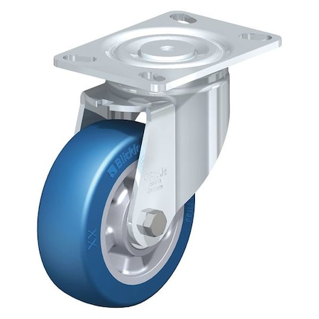 Blickle Swivel Plate Caster, PU, 8", 1540 lb., Caster Load Rating Range: Heavy-Duty LH-ALBS 200K-16-CO