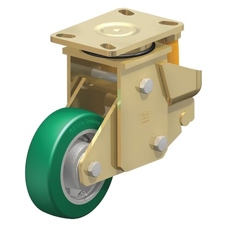 Blickle Swivel Plate Caster, PU, 6", 1320 lb. LSFE-GST 150K-16