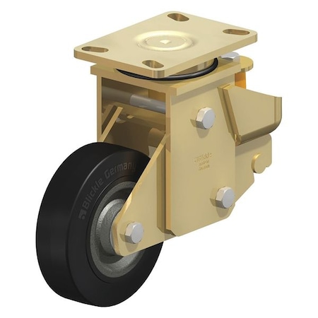 Blickle Swvl Plt Cstr, Solid Rbr, 6-5/16", 1000 lb. LSFE-SE 160K-16