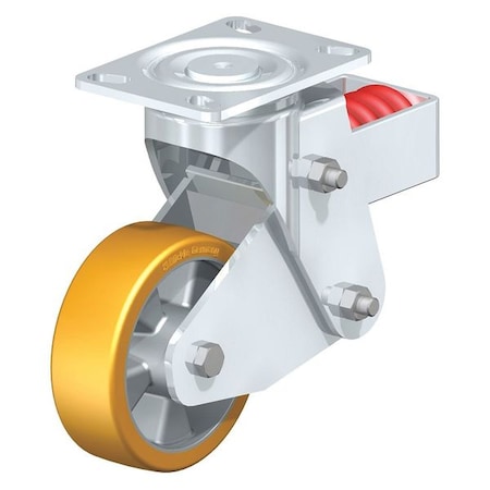 Blickle Swivel Plate Caster, PU, 8", 1750 lb. LHF-ALTH 200K-16