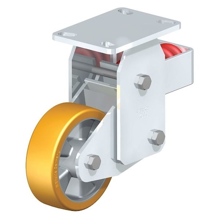 Blickle Rigid Plate Caster, PU, 6", 1100 lb. BHF-ALTH 150K-16