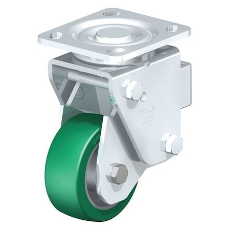 Blickle Swivel Plate Caster, PU, 5", 770 lb. LHF-ALST 125K-14