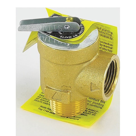 Watts Backflow Check Relief Valve, 3/4", 75 psi 0360281