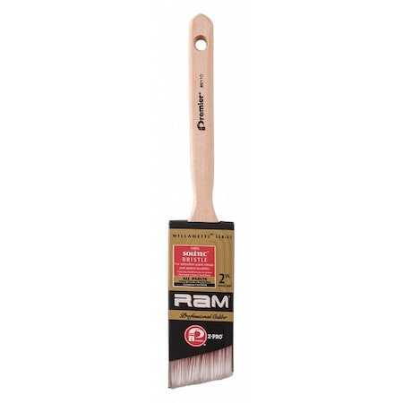 Premier 2" Angle Sash Firm, Polyester Bristle, Paint Brush, Wood Handle, 12 PK 6110