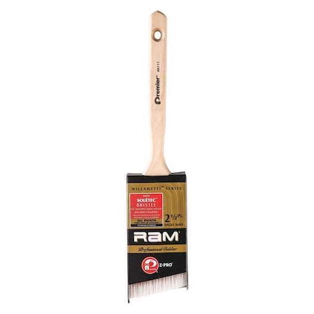 Premier 2-1/2" Angle Sash Firm, Polyester Bristle, Paint Brush, Wood Handle, 12 PK 6111