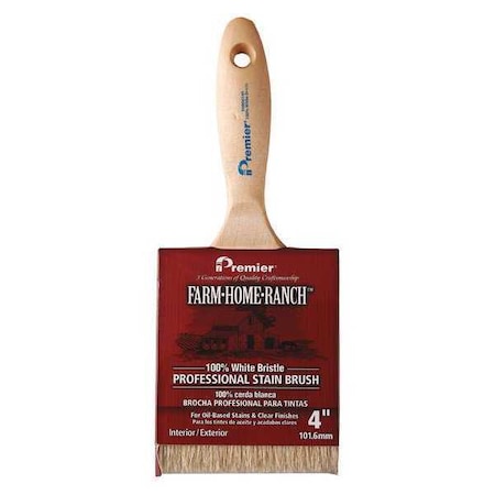 Farm Home Ranch 4" White China Bristle, Paint Brush, 12 PK FHR00144
