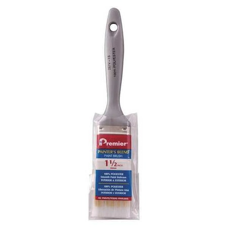 Premier 1-1/2" Varnish Polyester Bristle, Paint Brush, Plastic Handle, 12 PK 267V-15