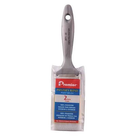Premier 2" Varnish Polyester Bristle, Paint Brush, Plastic Handle, 12 PK 267V-20