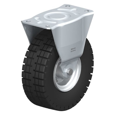 Blickle Rigid Solid Rbbr Whl Caster, 10", 1000 lb. B-VLE 255K