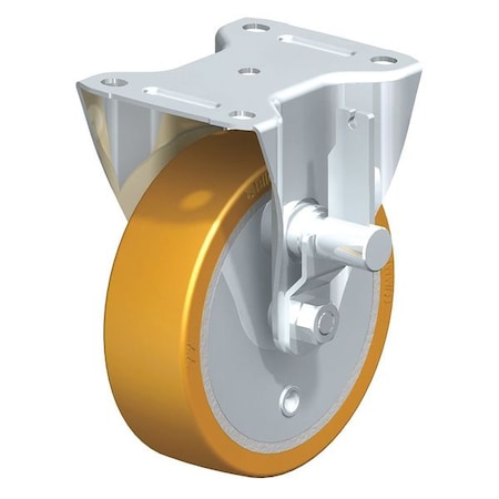 BLICKLE Rigid PU Wheel Caster, 6-5/16", Brake B-GTH 160K-TB