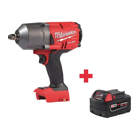 Milwaukee Tool M18™ 18.0 1/2" Cordless Impact Wrench Kit 2767-20, 48-11-1850
