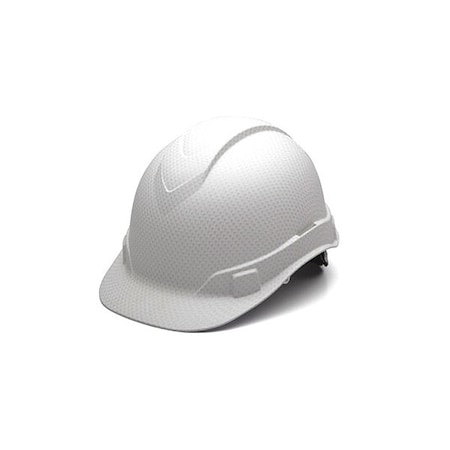 Pyramex Hard Hat, ABS, Ratchet, White HP44116