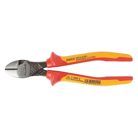 Fluke 8 in Diagonal Cutter High Leverage, Steel INDC8