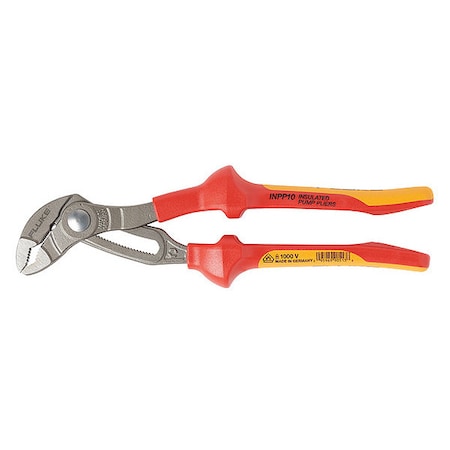 Fluke 10 in V-Jaw Pump Pliers 10", Serrated INPP10