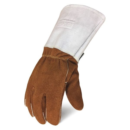 Ironclad Performance Wear Welding Gloves, Safety Cuff, Wing Thumb, Cowhide, S, 1 PR EXO2-MWEL-02-S