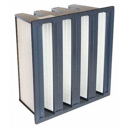Koch Filter MiniPleat Filter, 4V, MERV14, 24"x12"x12" 111-601-103