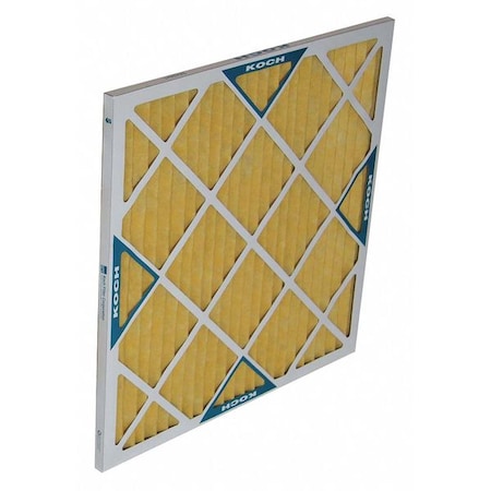 Koch Filter 12x24x1 Pleated Air Filter, High Capacity, Synthetic, MERV 11 102-500-002