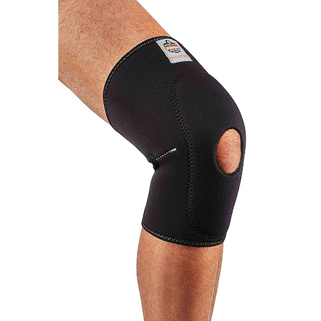 Ergodyne Knee Sleeve, XL, 18"Cir Max, Black 615