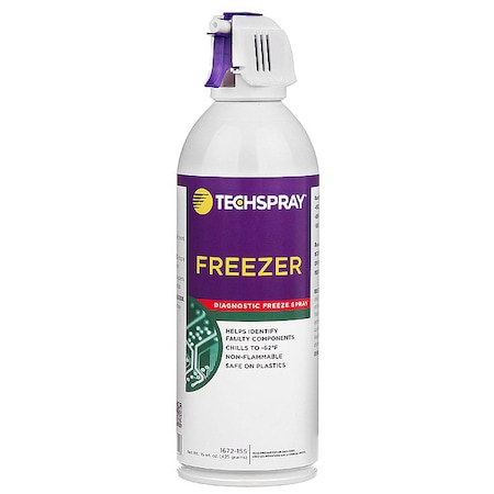 Techspray Diagnostic Freezer, Trigger Spray Can, 15 oz, Liquid 1672-15S