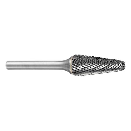 Sgspro Carbide Bur, Taper, 3/8in., Shank 1/4in 15228