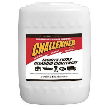 Challenger Degreaser, Concentrated, 5 Gallon 737G5