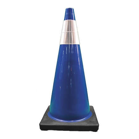 Cortina Safety Products Traffic Cone Blue, PVC, 28 in Height, Blue 03-500-70