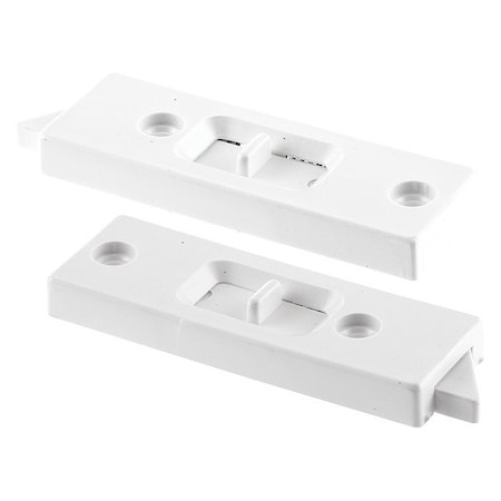 Primeline Tools White Vinyl Vertical Hung Sliding Window Lock (1 Pair) MP2598