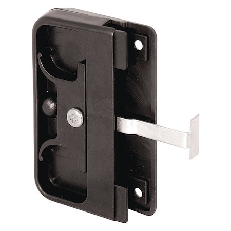 Primeline Tools Black Plastic Mortise Style Screen Door Latch and Pull (Single Pack) MP142