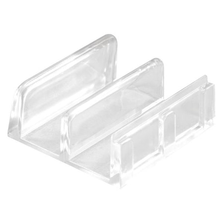 Primeline Tools Shower Door Bottom Guide Assembly, Fits 1/2 in. Panels, PK2 MP6059