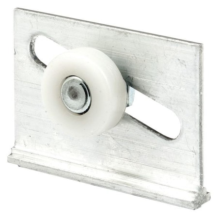 Primeline Tools Tub Enclosure Roller and Bracket, 3/4 in. Diameter, Extruded Aluminum, PK2 MP6013