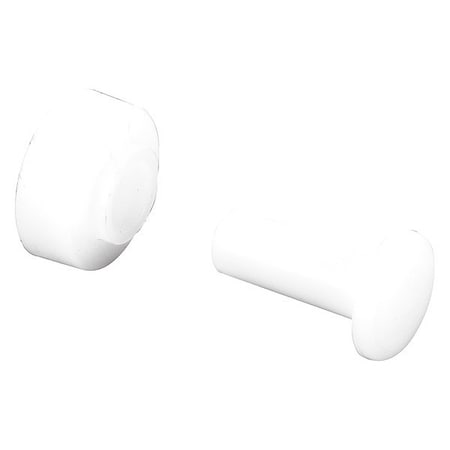 Primeline Tools Sliding Window Roller with Axle Pins, 7/16 in. Flat Nylon (4 Pack) MP3016
