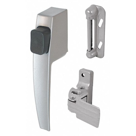 Primeline Tools Push-Button Latch, Swg Scrn Door Set, Alum MP5006
