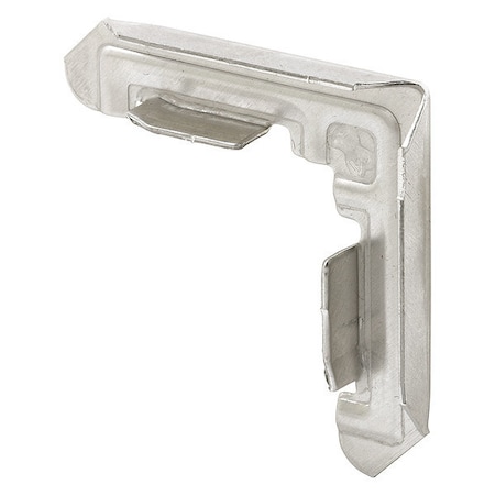 Primeline Tools Screen Frame Corners, 3/8 in., Stamped Aluminum Construction, Mill Finish, PK50 MP5619