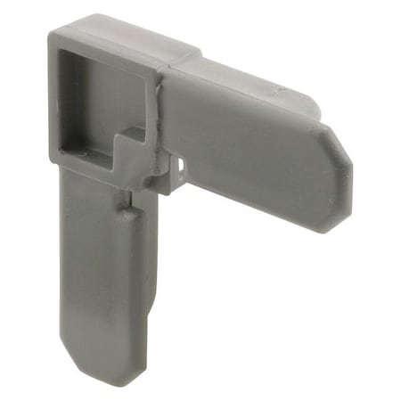 Make-2-Fit 3/4 in. x 7 in. Screen Frame Corners, Plastic, Gray, PK4 PL 7724