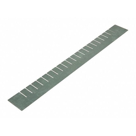 Zoro Select Steel Divider, 24 in L, 2 3/4 in H 493X12